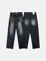 ベスブラックワイドデニムパンツ