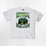 ディープグリーントラックオーバーフィットTシャツ - 4COLOR