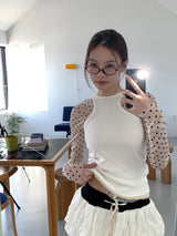 DOT SEE-THROUGH T-SHIRTS