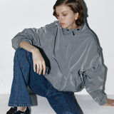 Two way nylon jumper Gray