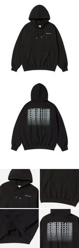 25SS ノイズモーションロゴフーディー ブラック