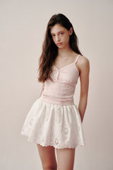 Lace Cap Sleeveless (Cream)