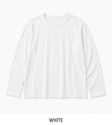 オーベン コットン ベーシック ロング スリーブ Tシャツ