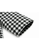 [PRE-FALL] [ATELIER] Andy Houndstooth Puff Short-Sleeve Jacket Black