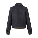Raw Denim Fitted Work Jacket