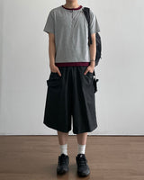 Clo Layered Buckle Short Sleeve T