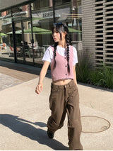 POINT BACK CLIP WIDE PANTS (3C)