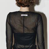 Allure label tee Black