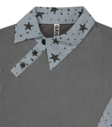 Starcut Jersey Collar Tee / Mint Grey