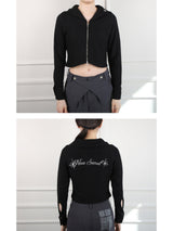 Curved Hem Zip-Top