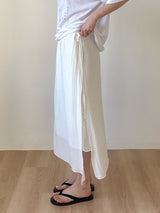 Radi Chiffon Layered Wrap Skirt