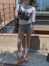 Micro banding short pants
