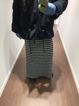 Royvi Stripe Long Skirt (2 Colors)