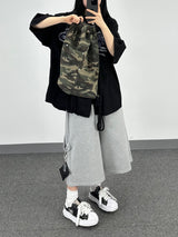 camouflage gym sack