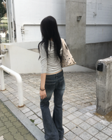 ボタン ハーフスリーブ Tシャツ