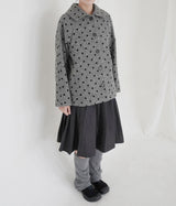 [fiebre] DOT WOOL SHORT COAT