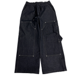 double-knee big denim carpenter pants