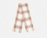 No.1547 wool check muffler (4color)