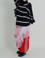 Hayley Cancanシースルーレースロングスカート