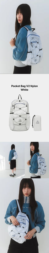 【limited price】 Ultra-light Compact PocketBagV2 Nylon White 