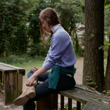 Nordic knit Cardigan_Violet