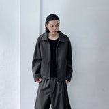 Pinstripe Zip Jacket