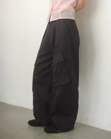 Fite Diagonal Cargo Pocket Wide Pants