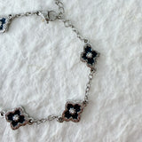 Midnight Flower Bracelet