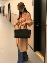 Lessder Organza ベルトドレス