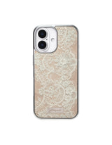 Nudy Lace MagSafe Silver Glass Bumper Case