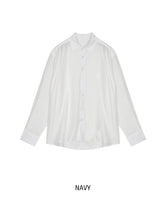 Mirow See-through Basic Long Sleeve Shirt