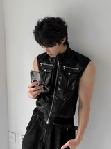 Utility Pocket Cropped Vest