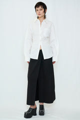 WRAP MAXI SKIRT