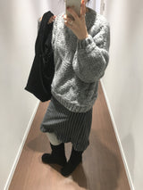 パフリバーシブルドットバッグ (2color)