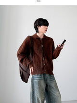 Rose Angora Collar Cardigan