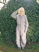 AW25 Bow Pocket Sweatshirt Jacket