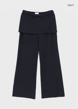 [MADE] Pompo Cooling Slit Skirt Pants (Set Available)