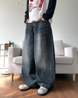 Washing Balloon Denim Pants