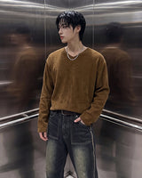 (UNISEX) ブリン V-ネックニット 26SS-012
