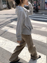 Drea Banding Cotton Wide Bootcut Pants