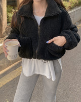 Wool crop jumper