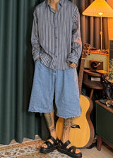 Striped Basic Shirt 2COLOR
