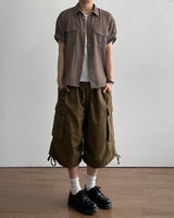 Rope Cargo Bermuda Pants