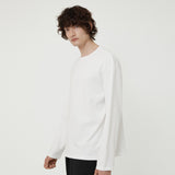 MAN ESSENTIAL LONG SLEEVE TEE WHITE