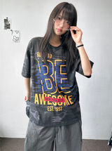 レニウム ミリタリー カモ レター パッチ ショートスリーブ Tシャツ 2カラー