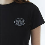 Shape Logo Slim Span T-Shirt Black