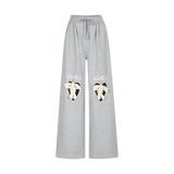 13DE MARZO Doozoo Hollow Heart Sweatpants