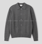all-day cloth knit collar cardigan
