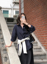 #Basic Rayon Loose Fit Shirt (4color)
