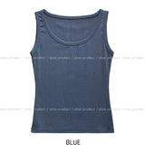 [U-BASIC] Daily Solid Crop Sleeveless